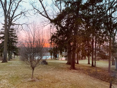 Sunset from the office window